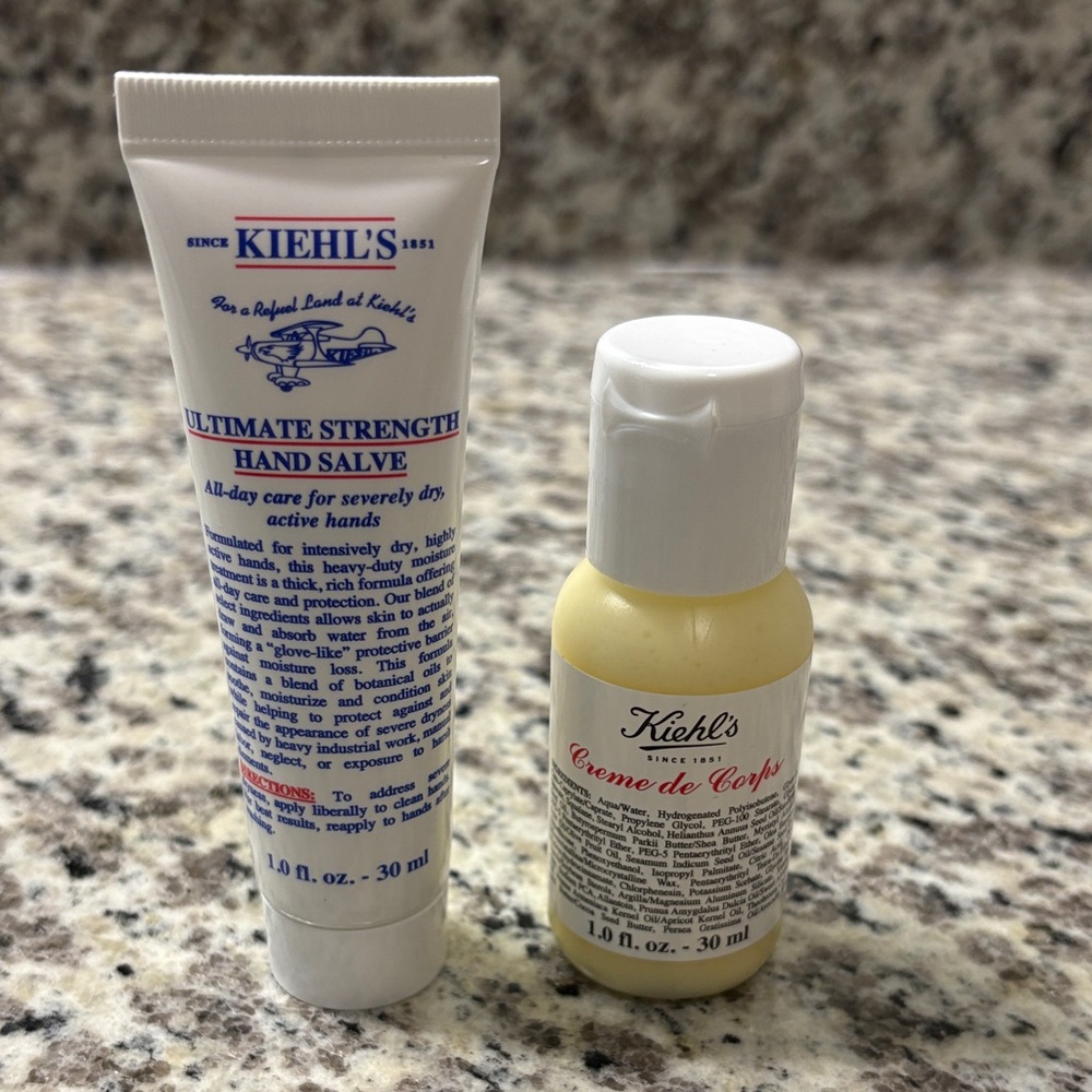 New Kiehl's Ultimate Strength Hand Salve and Creme de Corps